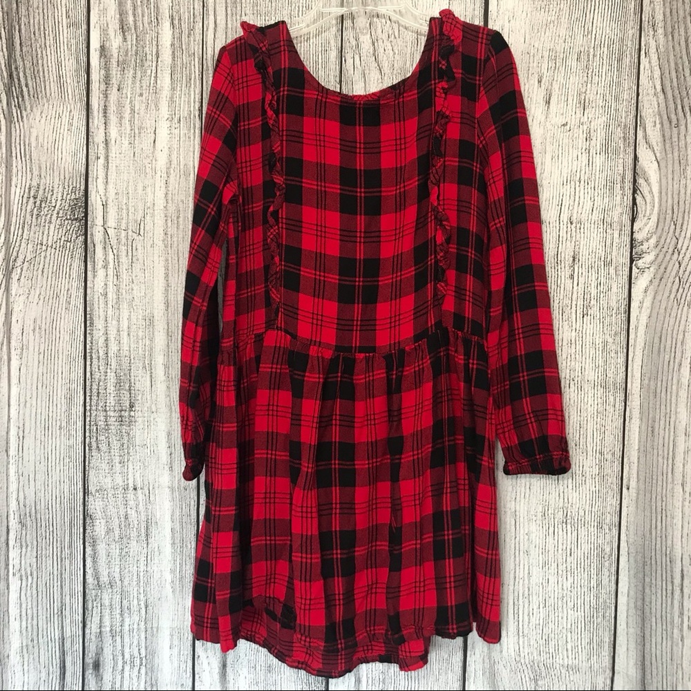 Red & Black Plaid Dress